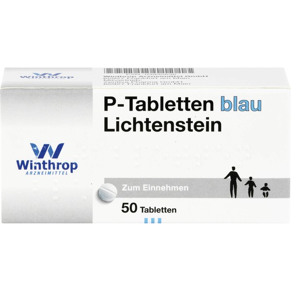 P-Tabletten blau Lichtenstein Tabletten, 50 pcs. Tablets