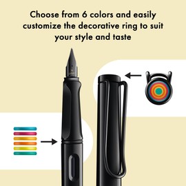 LAMY Safari Multicolor Set White, Extra Fine Point EF, Includes Dedicated Case L0B1-EF (Image shows Black, but product is White)