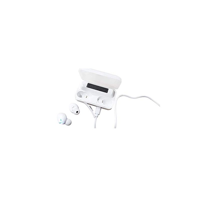 Wireless Earbuds, Headphones Noise Cancelling Mini Charging Case, Built-in Mic