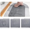 Alfombra de baño Antideslizante, Absorbente, Absorbente de 60 x 40