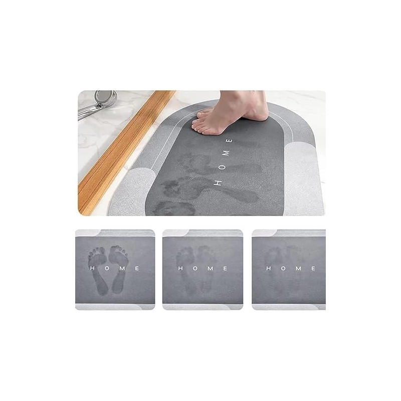 Alfombra de baño Antideslizante, Absorbente, Absorbente de 60 x 40