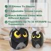 Wireless Doorbell, Cute Owl Doorbell Weatherproof IP55 Outdoor Remote Push