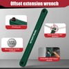 3/8 inch Offset Extension Wrench, Impact Ready Socket Wrench Universal