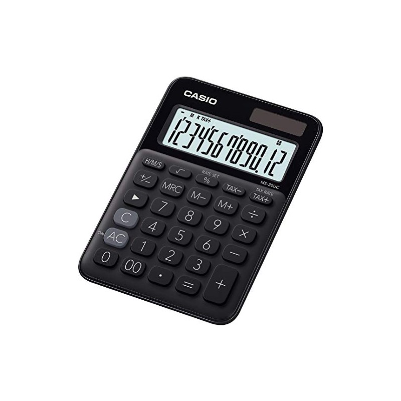 Casio MS 20 UC Desktop Calculator Black