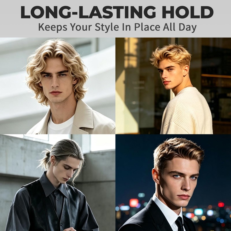 Milk White Hair Clay,Matte Finish Styling Clay