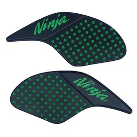 Green Gas Fuel Tank Pad Traction Side Fuel Knee Grip Decal Compatible with Kawasaki Ninja 250 300 2008-2016