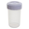 Whitefurze 0.4l Plastic Storage Beaker Shaker With Screw Lid