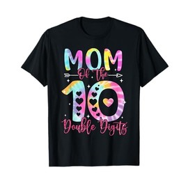 Mom of The Birthday Girl Double Digits 10th Birthday T-Shirt