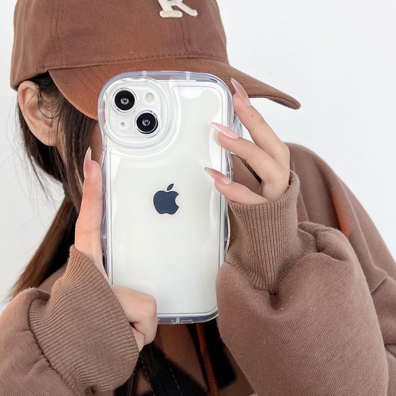 iPhone14promax Case, Korean Acsta Storage, Fits in Your Hand, Clear,