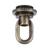 B&P Lamp® Antique Brass Die Cast Screw Collar Loop