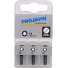 PROJAHN 1760320-03 1/4" Bit 25mm tx20 Torsion, Silver, Set of 3 Pieces
