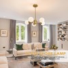 Bagood 5-Light Globe Sputnik Chandelier Mid Century Sputnik Chandeliers Modern