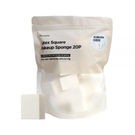 PICCASSO Picasso Latex Sponge Square Base Makeup Accessories 20P Refill 1 Pack / 피카소 라텍스 스펀지 스퀘어 베이스 메이크업 소품 20P 리필 1팩