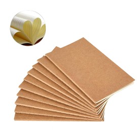 GJNMYSD 10 Pack Lined Notebooks Kraft Brown Cover Journal Notebook for Students, Travelers, Office - Memo Diary Subject Notebooks - A5 Size, 8”x5.5”, 72 Lined Pages/36 Sheets