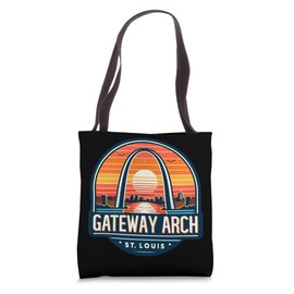Gateway Arch St. Louis Missouri Souvenir Memorabilia Vintage Tote Bag