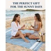 LANE LINEN Beach Towel 4 Pack, Oversized Beach Towels for