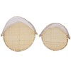 2Pcs Food Serving Tent Basket Fly Skeeter Insect Resistant Bamboo