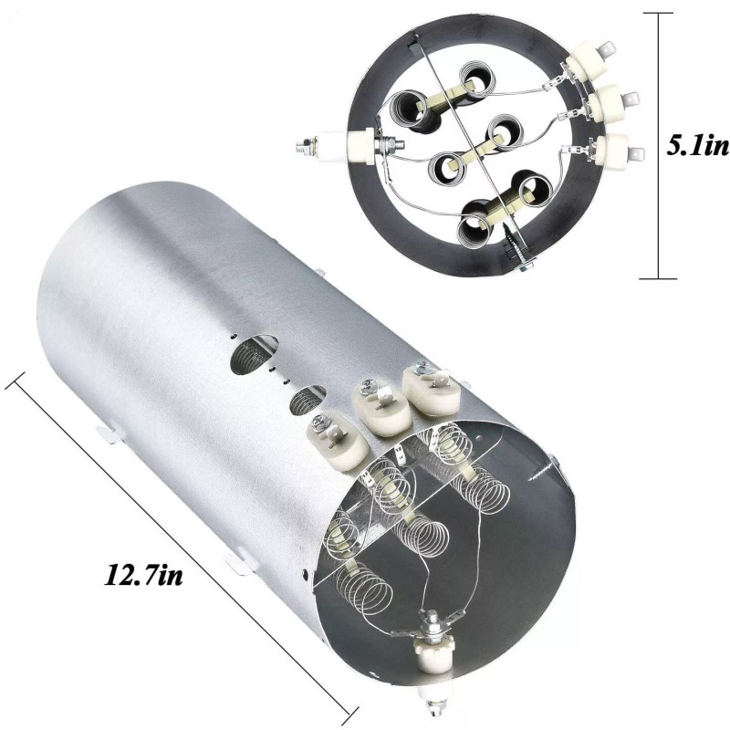 ykc-parts 134792700 Dryer Heating Element for Electrolux Frigidaire PS2349309 AP4368653