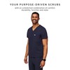 FIGS Chisec Three-Pocket Scrub Top for Men – Navy Blue,