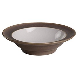 Denby Truffle Wide Rimmed Soup/Cereal Bowl, Stoneware, 20 Ounce