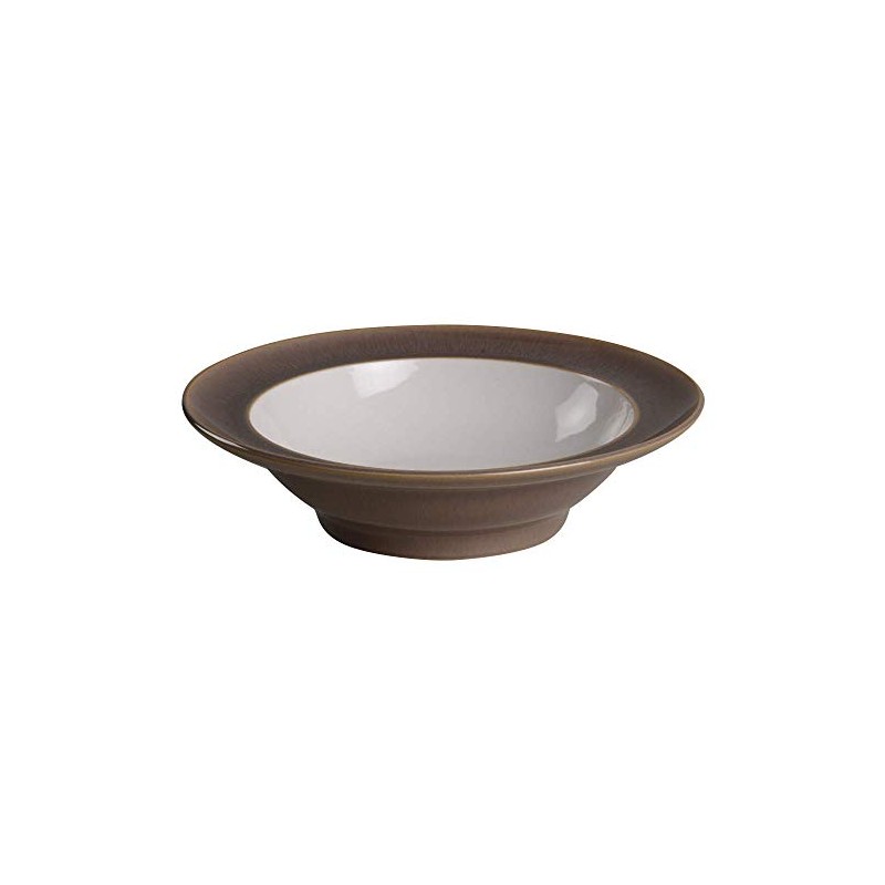 Denby Truffle Wide Rimmed Soup/Cereal Bowl, Stoneware, 20 Ounce