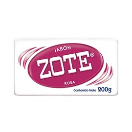 Zote Limpiador Facial Rosa 200g Jab?n Barra Rosa Caja