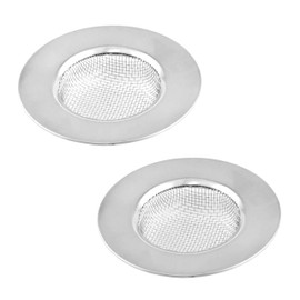 Set of 2 Stainless Steel Abflußsieb Set Ideal for the bathroom and the kitchen