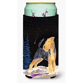 Caroline's Treasures SS8464TBC Starry Night Welsh Terrier Tall Boy Beverage Insulator Beverage Insulator Hugger, Tall Boy, multicolor