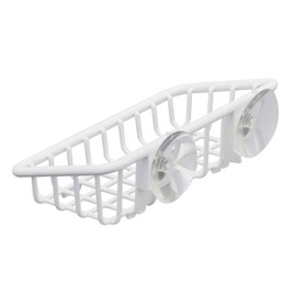 Iwasaki Industries K-1637 WH Sponge Rest Suction Cup Mesh White Width 8.5 x Depth 4.8 x Height 3.0 inches (21.5 x 12.2 x 7.7 cm)