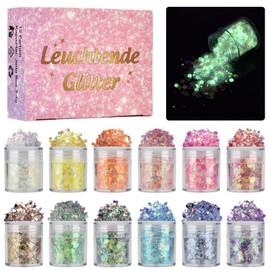 DealKits 12 Colours Festival Glitter Set for Face/Body, Carnival/Party