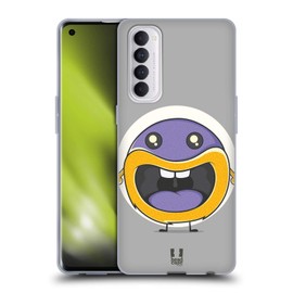 Head Case Designs Wide Mouth O Alphabet Monster Soft Gel Case Compatible With Oppo Reno 4 Pro