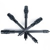 ZMATLIAO Carbon Archery Bow Stabilizer Single Side Adjustable V-Bar Mount