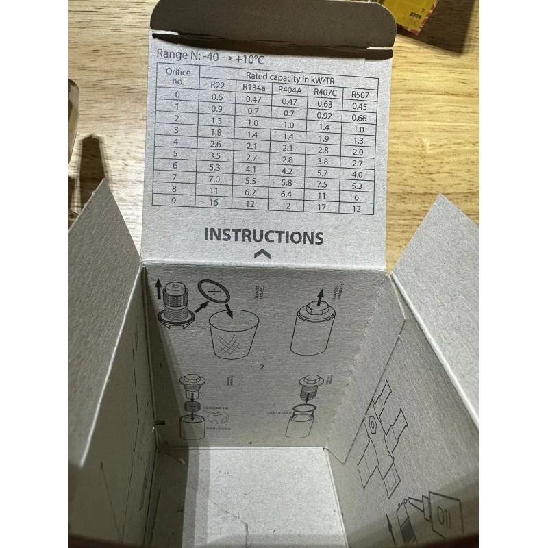 DANFOSS Thermostatic Expansion Valve R22 / R407C 068U2074