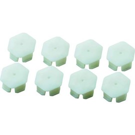 TRUSCO(トラスコ) アクロキャリーAC-1用滑り止めゴムセット 10個入 白 AC-1SGSET-W