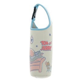 Marushin 4105060300 Plastic Bottle Cover, Tom and Jerry, Relax at Home, Bottle Cover, Water Bottle Cover, Multi Holder, Present, Gift