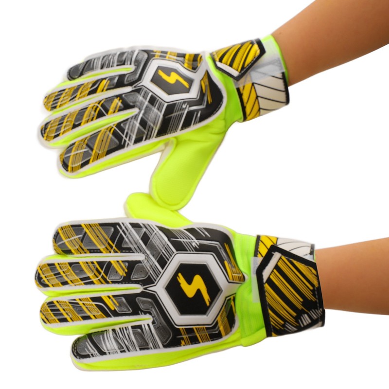 Adults Goalkeeper Gloves PU Latex Professional Anti Slip Breathable Soccer