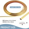 Shiny Gold Flexible Peel and Stick Wall & Floor Strip,