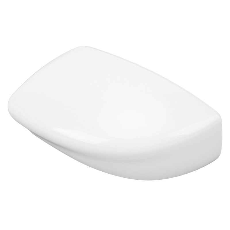 Side Mirror Cover Exterior Rearview Mirror Cover Cap Unpainted White