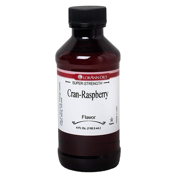 LorAnn Cran-Raspberry Super Strength Flavor, 4 ounce bottle