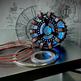 2024 Arc Reactor Light,Reactor Light, Rechargeable Lamp, Multi-Color Cute Table Decor,Gifor Him,Gifts For Men,Night Lamp Decor.