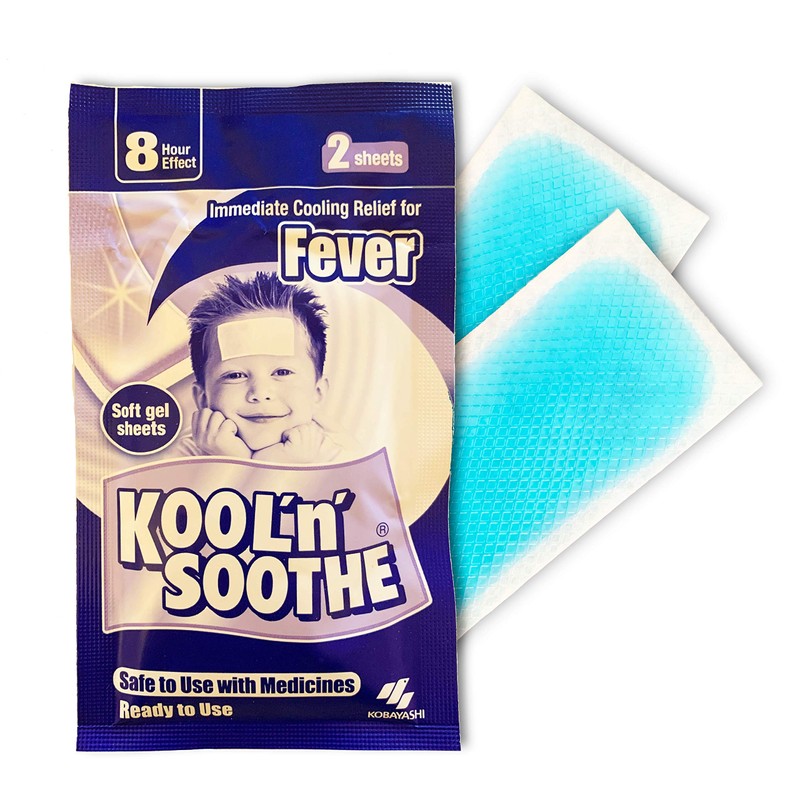 Kool 'n' Soothe Kids Fever Relief Sheets, 6 Count -