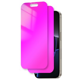 Juvraixo for iPhone 16 Pro Max Privacy Screen Protector 6.9 inch Gradient Colorful 16 ProMax Tempered Glass 28 Anti-Spy Private Anti Blue Light Full Coverage Anti-Scratch HD Easy Install Frame 2 Pack