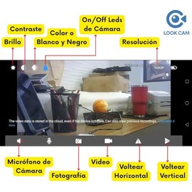 Mini Camara WiFi Full HD 1080P con Deteccion De Movimiento - Camara Espia Oculta Discreta con Microfono - Seguridad Interior Casa Y Oficina - Mini Camaras Vigilancia SD 512GB - App LookCam