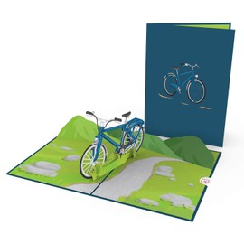 papercrush® Pop-Up Karte Fahrrad - 3D Geburtstagskarte für Mann, Freund & Vater, Glückwunsch zum Geburtstag für Radfahrer - Gutschein für Fahrradtour, Geldgeschenk für Ebike & Fahrradfahrer