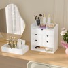 Wisuce Bamboo Desk Drawer Organizer, Mail Organizer Storage for Bills,