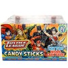 Justice League Superhero Candy Sticks & Tattoo Inside Each Pack,