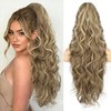 Ponytail Extension, Claw Clip Ponytail Extension Long Wave Ponytail Extensions