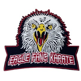 Eagle Fang Karate Patch (4.5 Inch) Iron/Sew-On Badge Johnny's Dojo Kimono Gi Martial Arts Patches