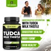 WELBUDA 1000mg Tudca Supplement with Milk Thistle Extract - 60