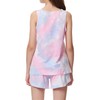 Beezizac Girls Sleepover Matching Tank Top & Shorts Tie Dye